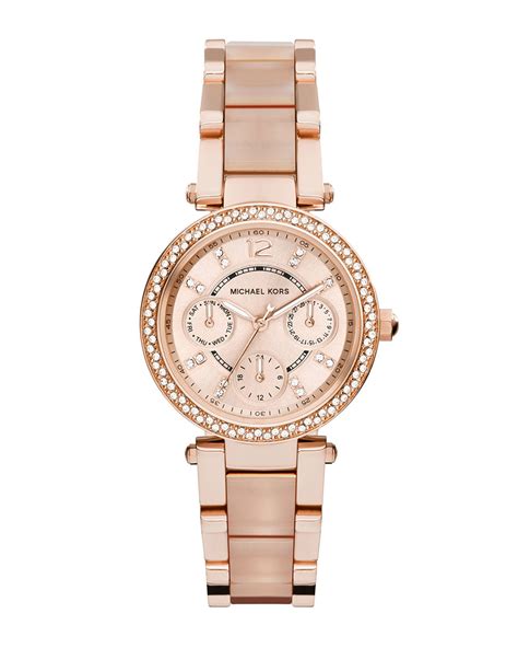 michael kors rose klocka|michael kors mini rose gold.